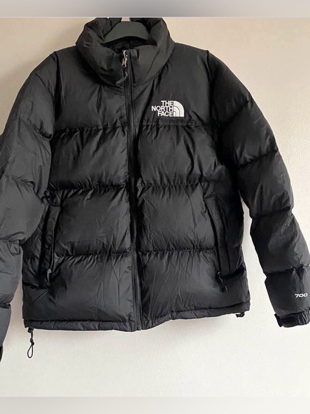 The North Face Black Men's Puffer Jacket with Logo